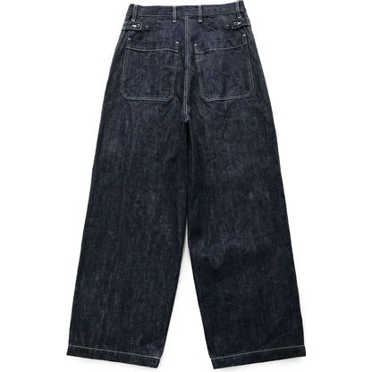 Kapital 14oz Denim Wide Leg Fatigue Baggy Pants