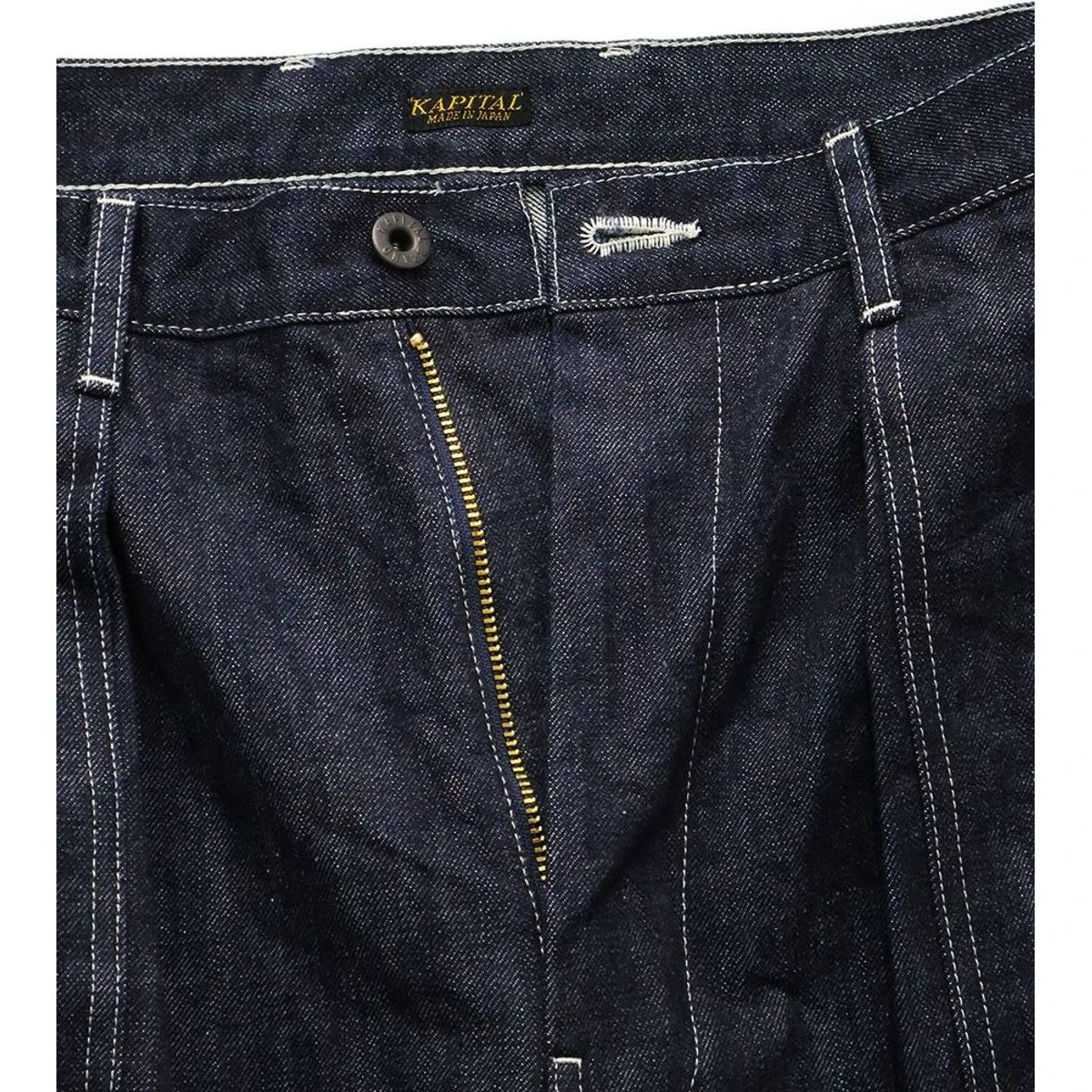 Kapital 14oz Denim Wide Leg Fatigue Baggy Pants