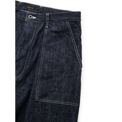 Kapital 14oz Denim Wide Leg Fatigue Baggy Pants