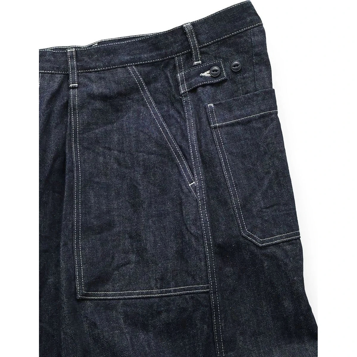 Kapital 14oz Denim Wide Leg Fatigue Baggy Pants