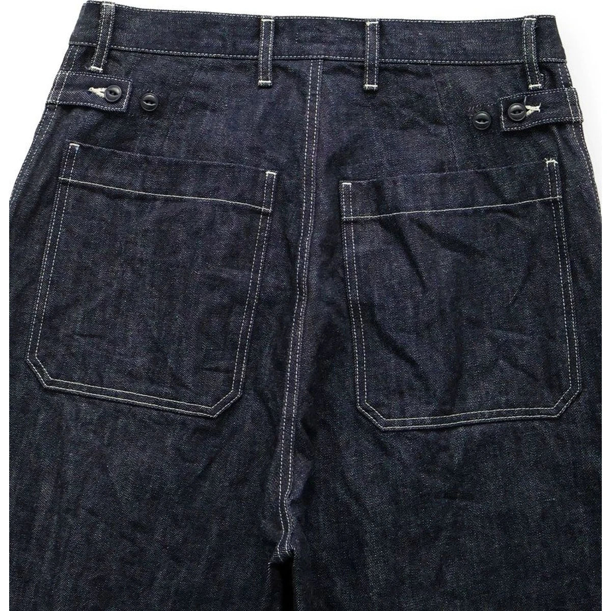 Kapital 14oz Denim Wide Leg Fatigue Baggy Pants