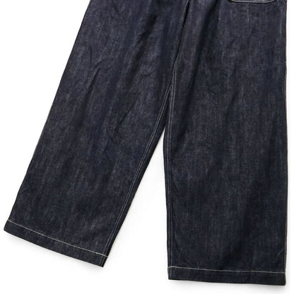 Kapital 14oz Denim Wide Leg Fatigue Baggy Pants