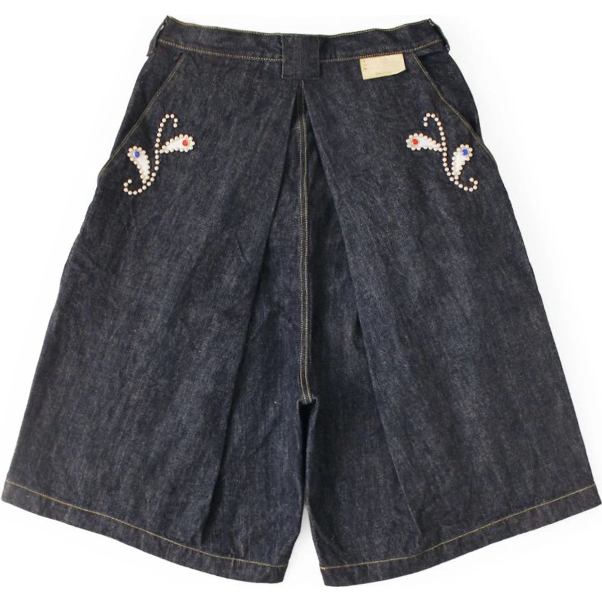 Kapital 14 Oz Denim Kome Kome Jorts (Shallow) Stud Remake