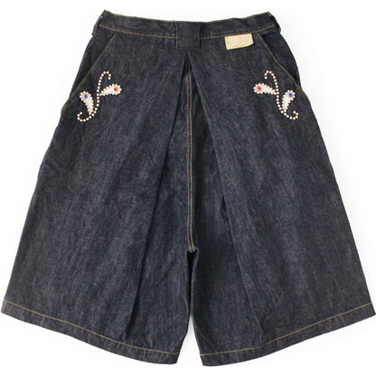 Kapital 14 Oz Denim Kome Kome Jorts (Shallow) Stud Remake