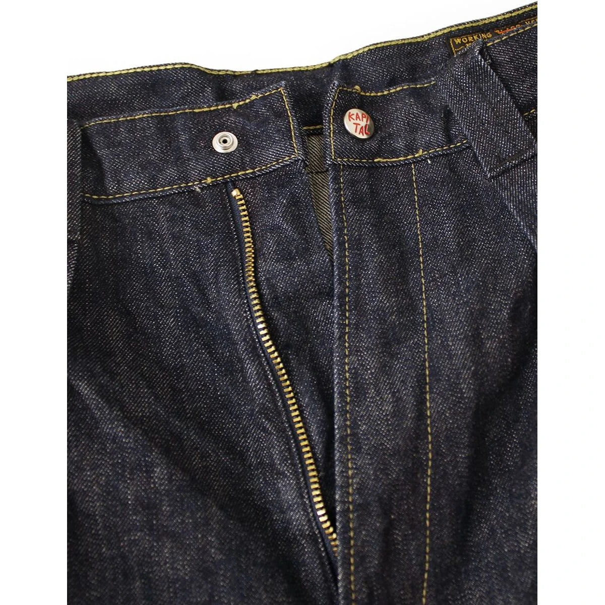 Kapital 14 Oz Denim Kome Kome Jorts (Shallow) Stud Remake