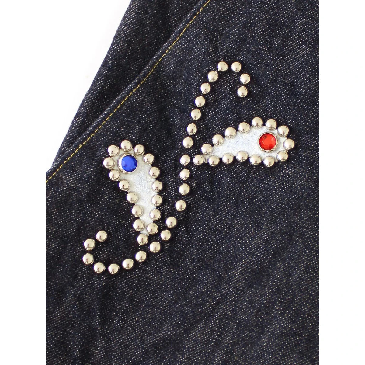 Kapital 14 Oz Denim Kome Kome Jorts (Shallow) Stud Remake