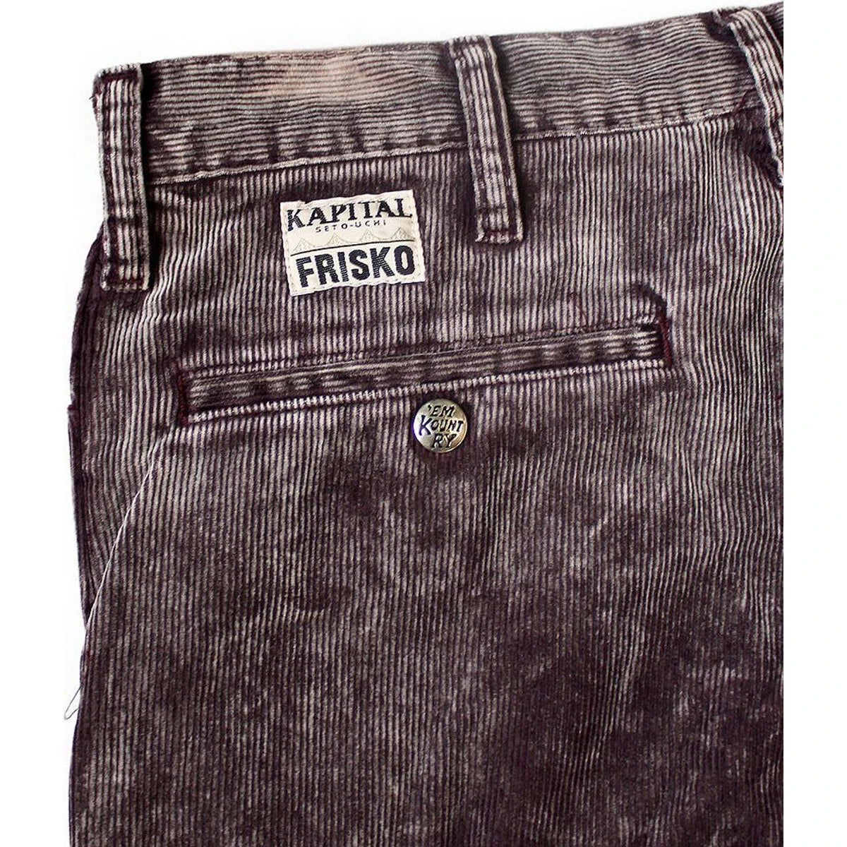 Kapital 14-Wale Corduroy 5P Frisko (Dirty Dyed)