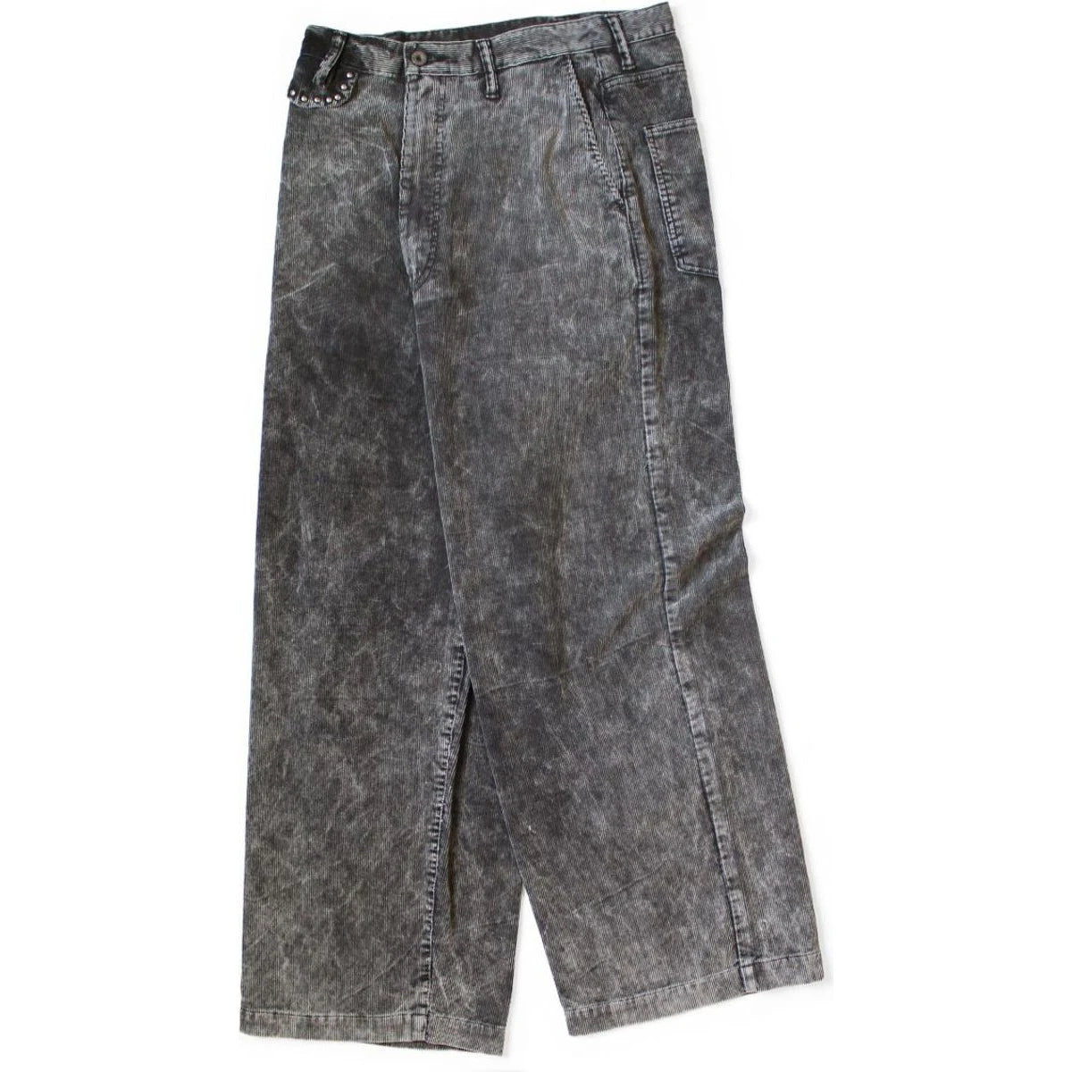Kapital 14-Wale Corduroy Boogie Day Port Baggy Pants (Dirty Dyed)