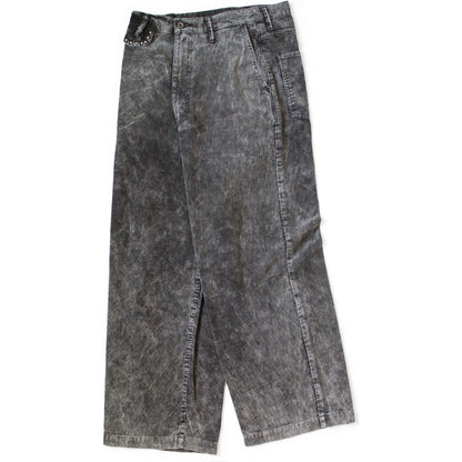 Kapital 14-Wale Corduroy Boogie Day Port Baggy Pants (Dirty Dyed)