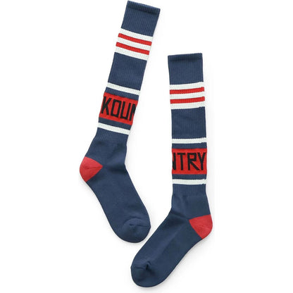 Navy × Red