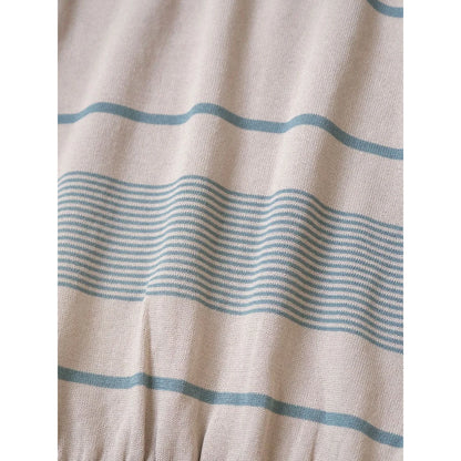 Kapital 14G Cotton Knit Striped Carol Polo