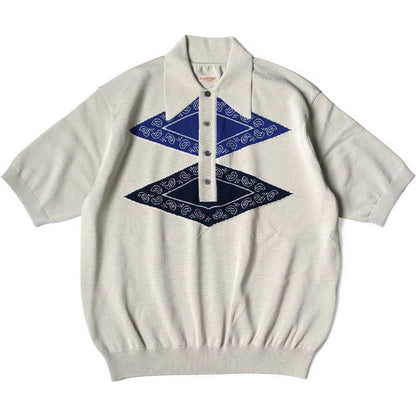 Kapital 14G Cotton Tomahawk Paisley Carol Polo
