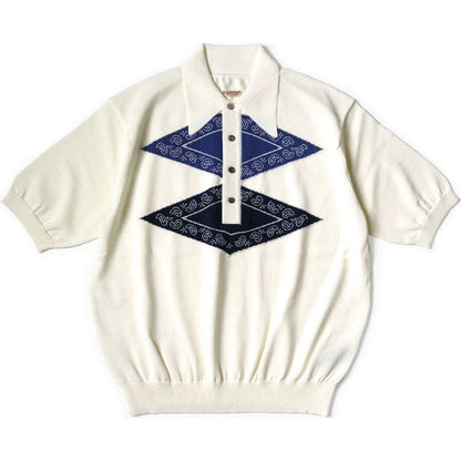Kapital 14G Cotton Tomahawk Paisley Carol Polo