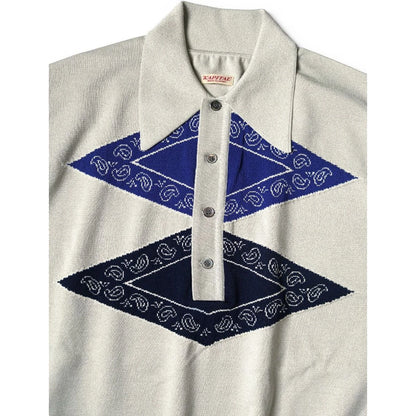 Kapital 14G Cotton Tomahawk Paisley Carol Polo