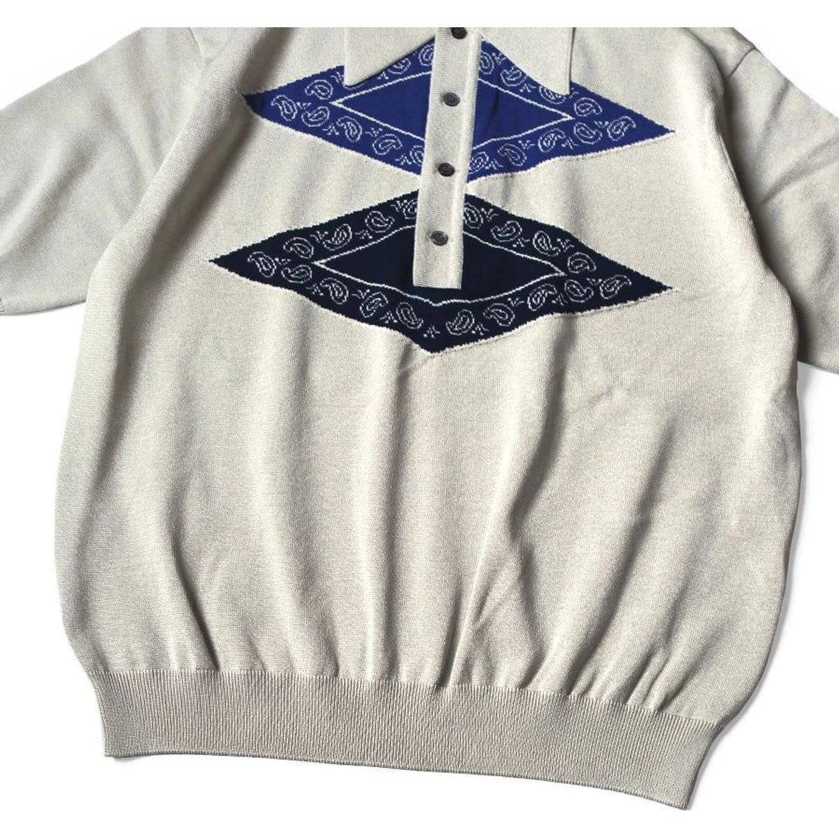 Kapital 14G Cotton Tomahawk Paisley Carol Polo