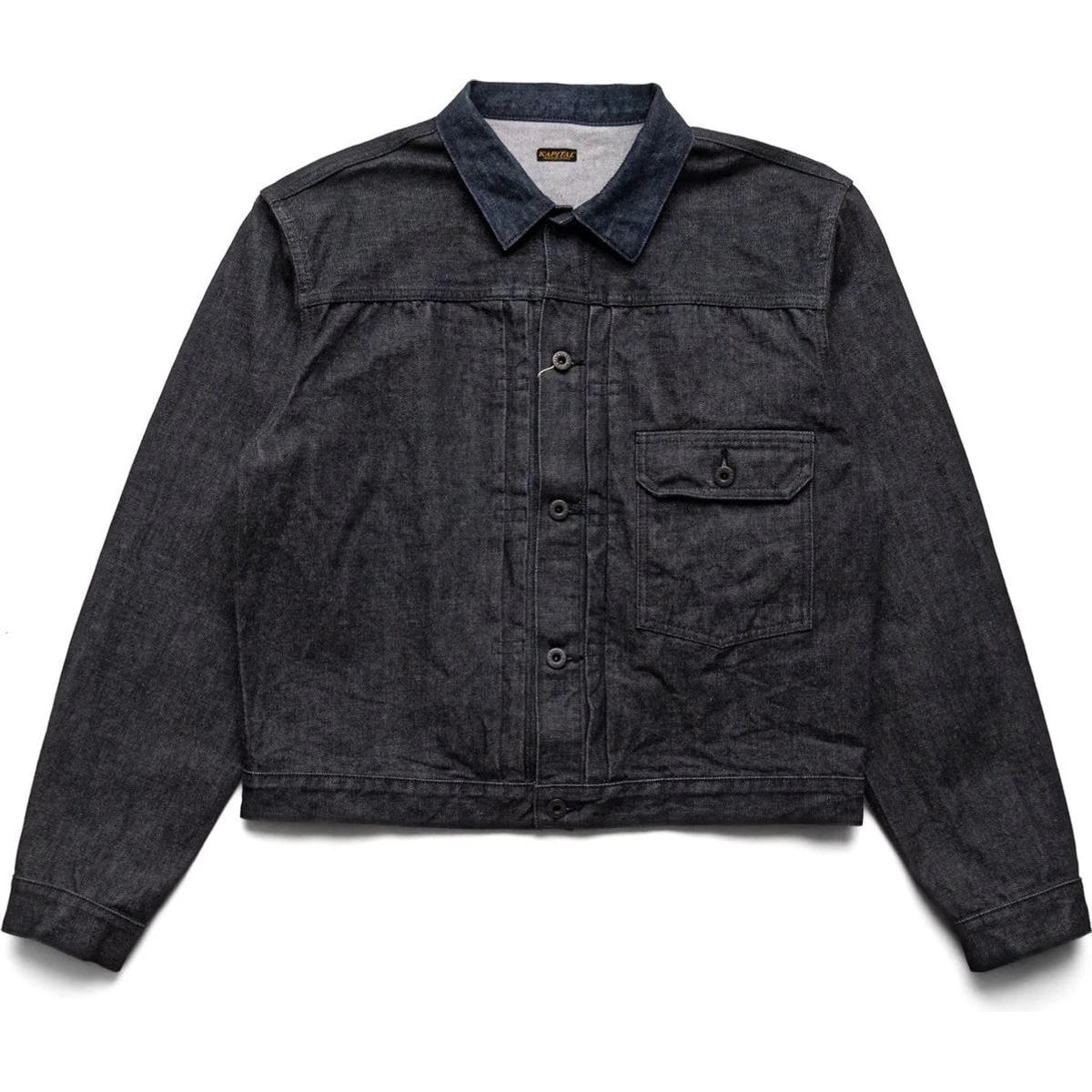 Kapital 14oz Black Denim 1st Jacket