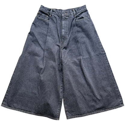 Kapital 14oz Black Denim 5 Pocket Jorts