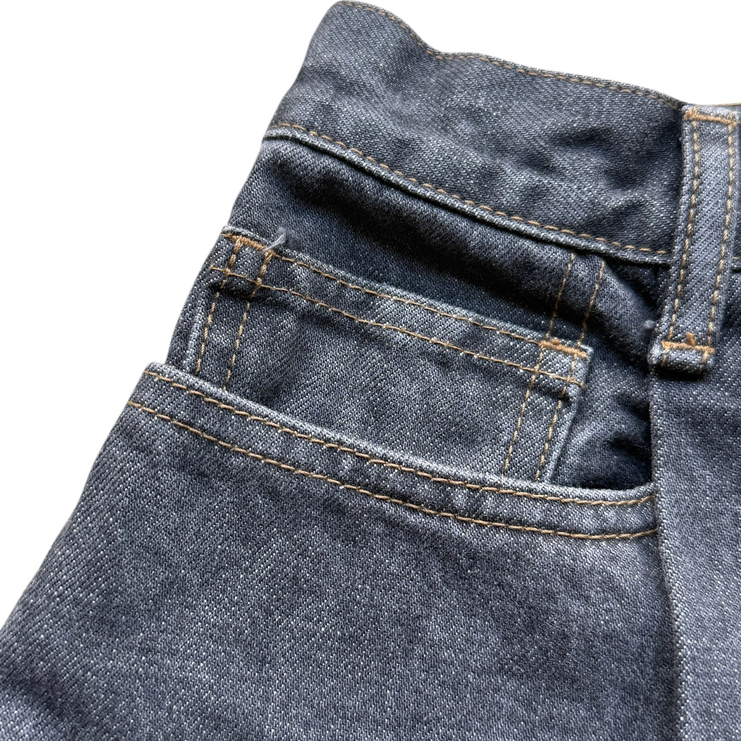 Kapital 14oz Black Denim 5 Pocket Jorts