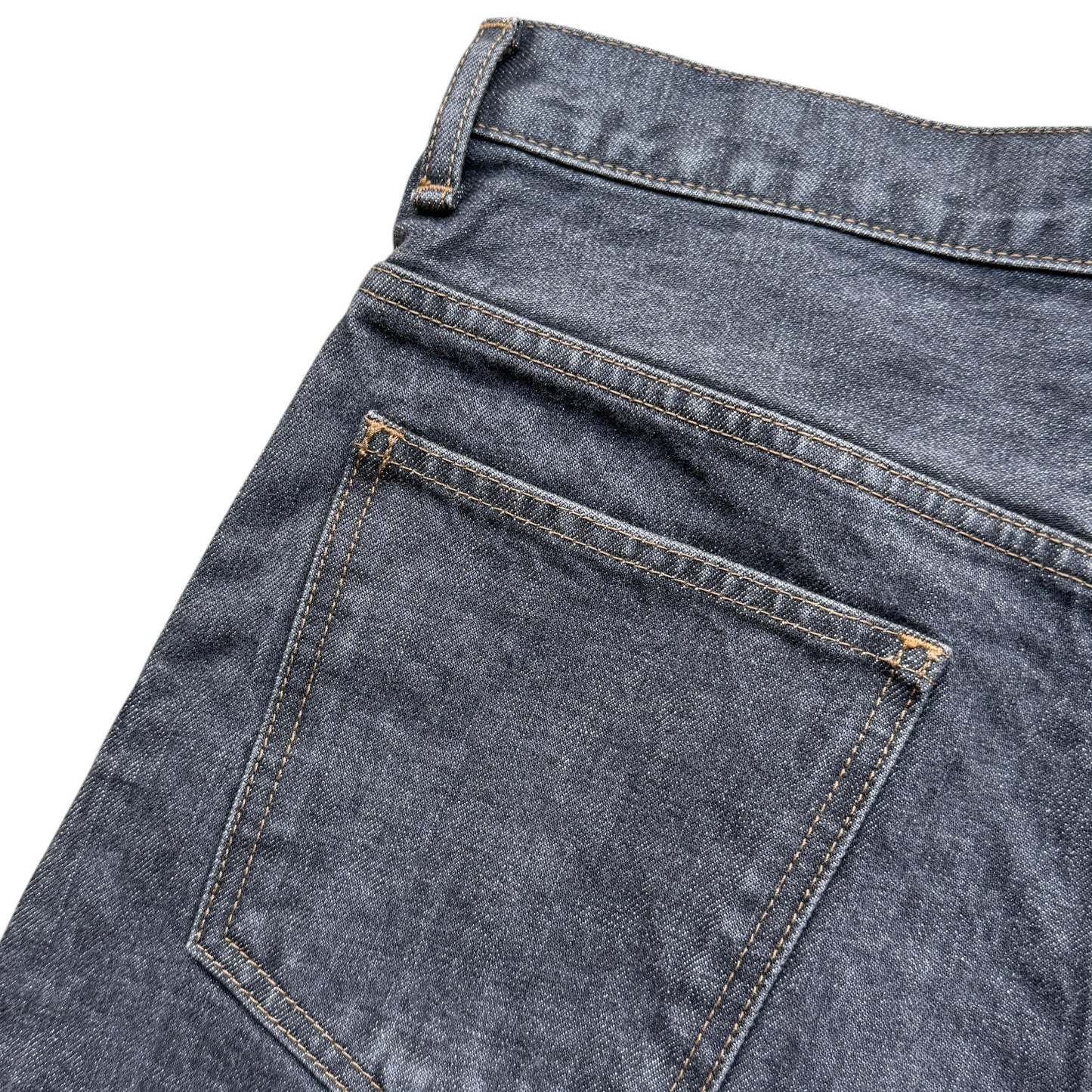 Kapital 14oz Black Denim 5 Pocket Jorts