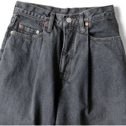 Kapital 14oz Black Denim 5P Coney Monroe