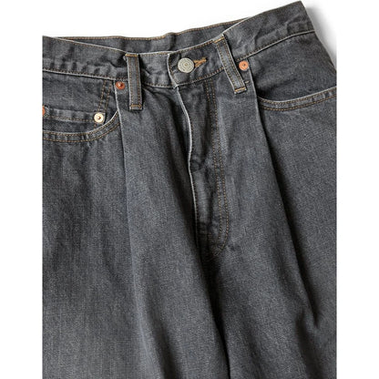 Kapital 14oz Black Denim 5P Coney Monroe