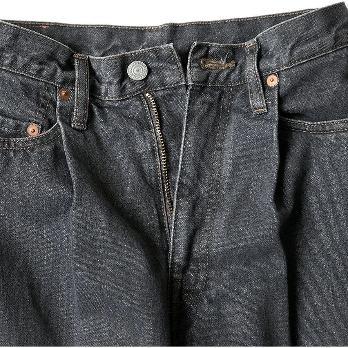 Kapital 14oz Black Denim 5P Coney Monroe