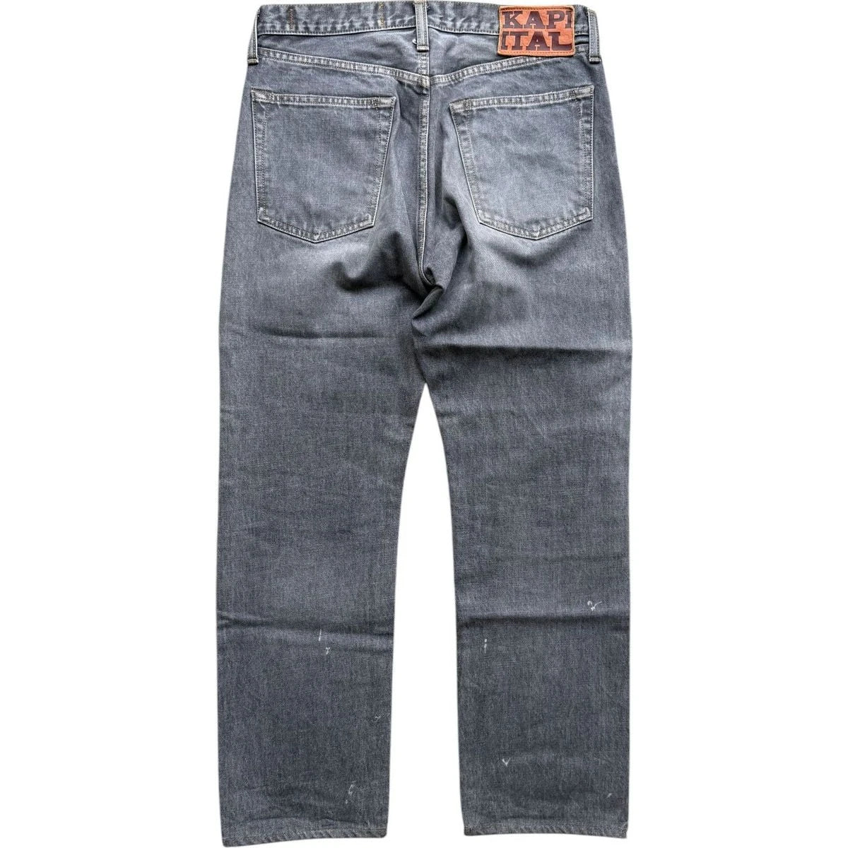 Kapital 14oz Black Denim 5P Monkey Cisco (3 Year Processing)