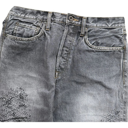Kapital 14oz Black Denim 5P Monkey Cisco (3 Year Processing)