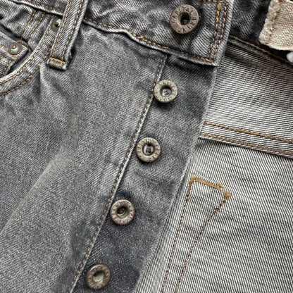 Kapital 14oz Black Denim 5P Monkey Cisco (3 Year Processing)