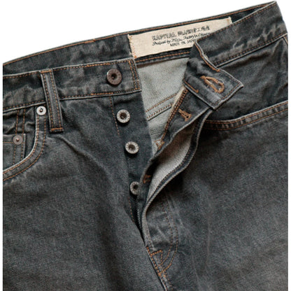 Kapital 14oz Black Denim 5P Monkey Cisco (Studs Remake)
