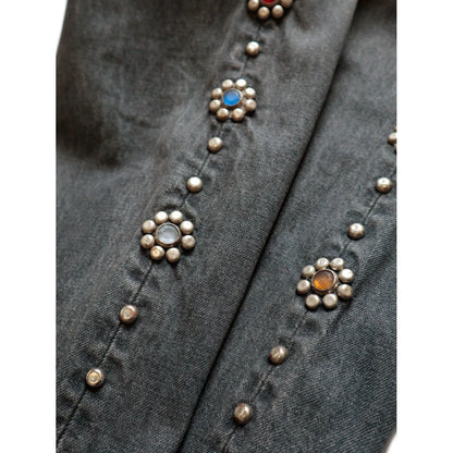 Kapital 14oz Black Denim 5P Monkey Cisco (Studs Remake)