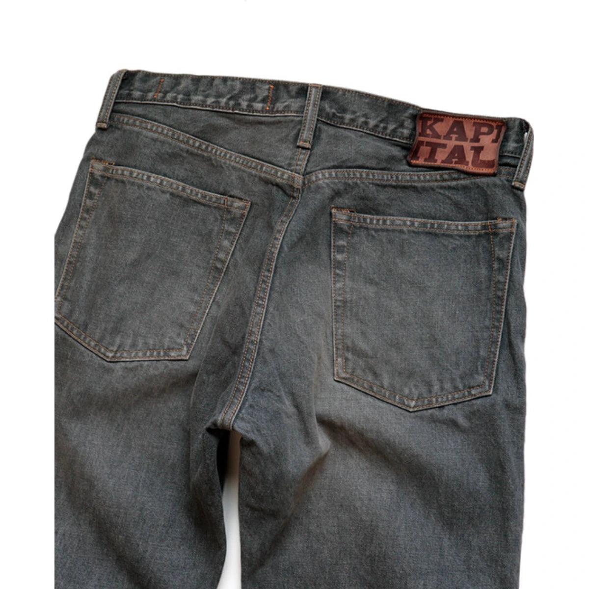 Kapital 14oz Black Denim 5P Monkey Cisco (Studs Remake)