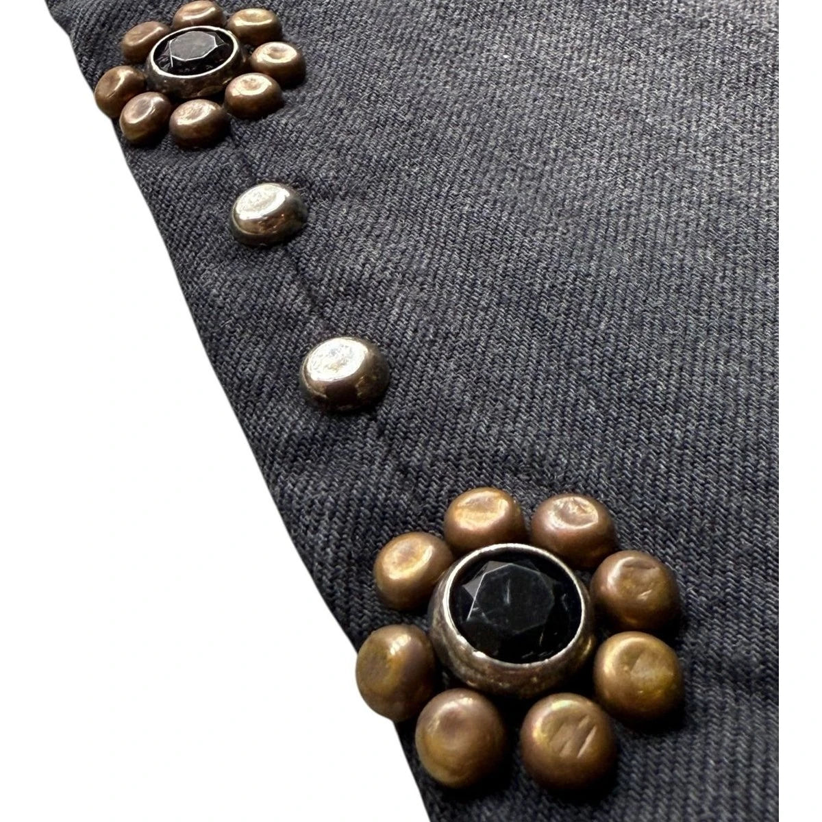 Kapital 14oz Black Denim 5P Monkey Cisco (Studs Remake) (Processed)