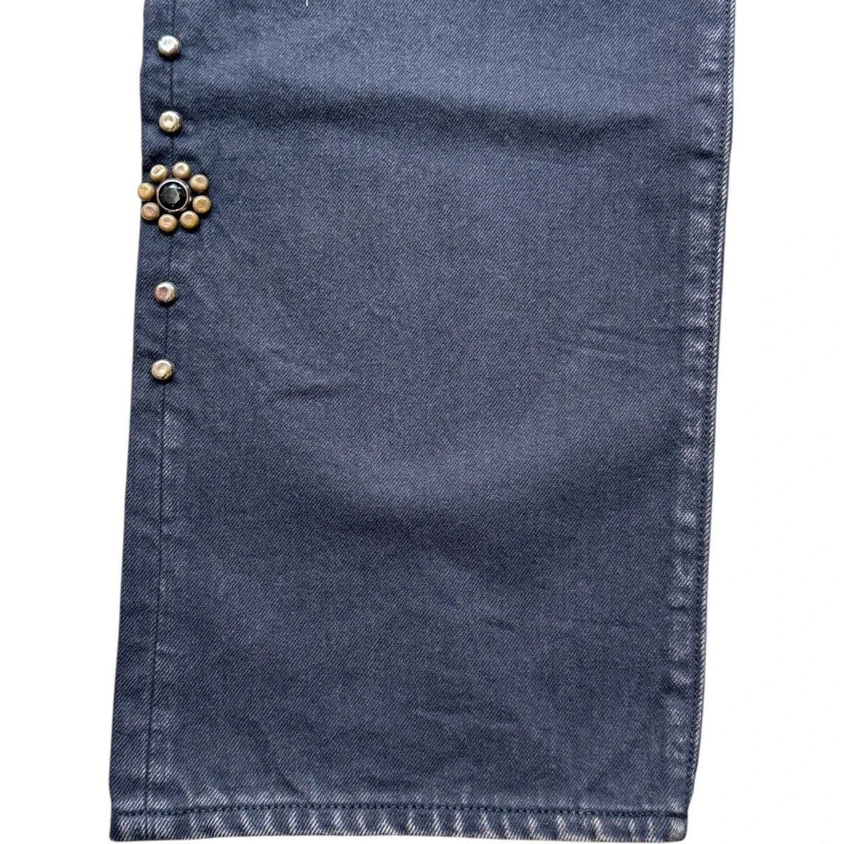 Kapital 14oz Black Denim 5P Monkey Cisco (Studs Remake) (Processed)