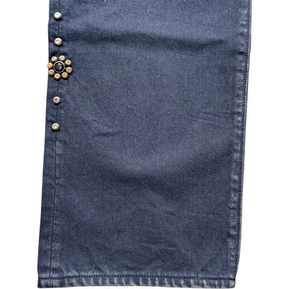 Kapital 14oz Black Denim 5P Monkey Cisco (Studs Remake) (Processed)