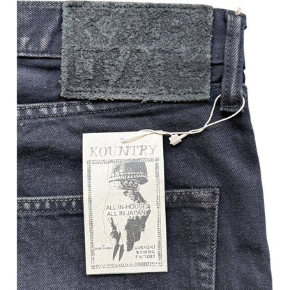 Kapital 14oz Black Denim 5P Monkey Cisco (Studs Remake) (Processed)