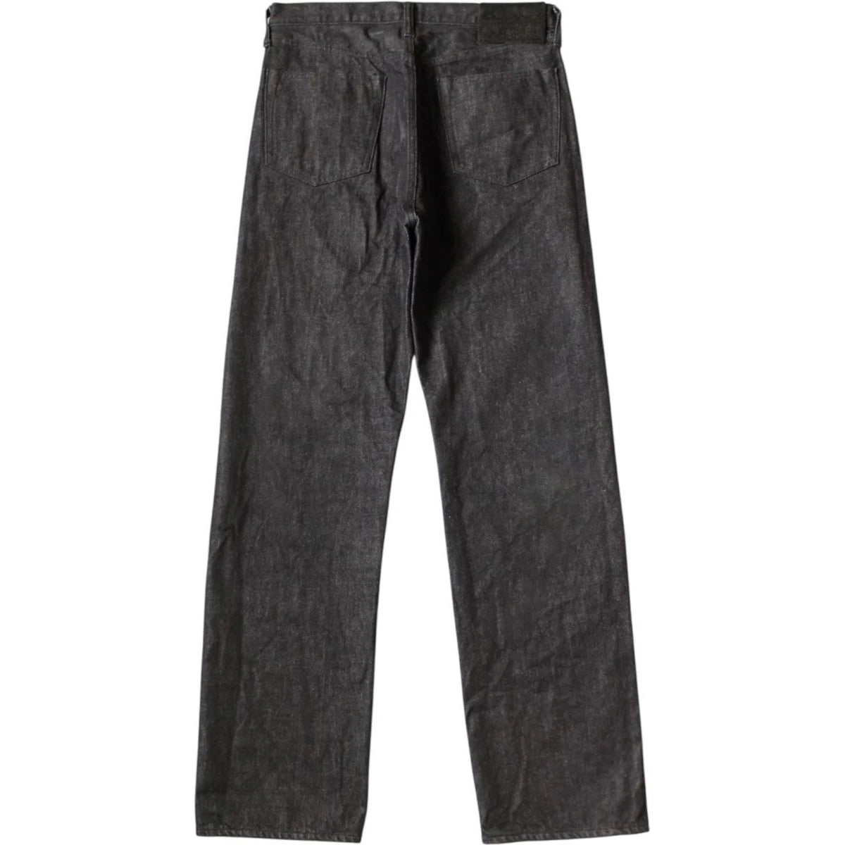 Kapital 14oz Black Denim 5P Wide Leg Monkey TH (Zip Fly)