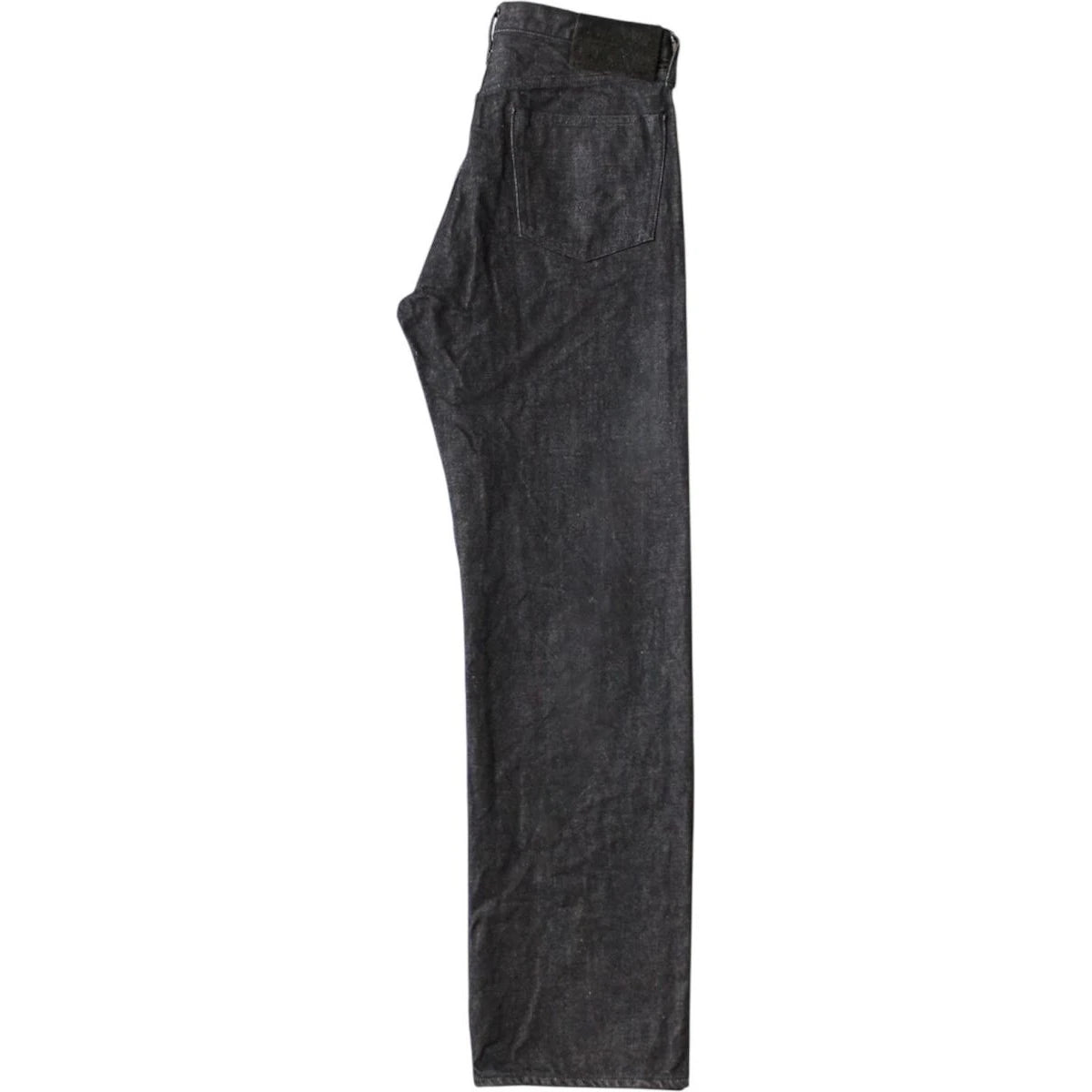 Kapital 14oz Black Denim 5P Wide Leg Monkey TH (Zip Fly)