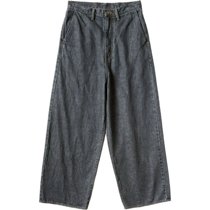 Kapital 14oz Black Denim Port Baggy Pants