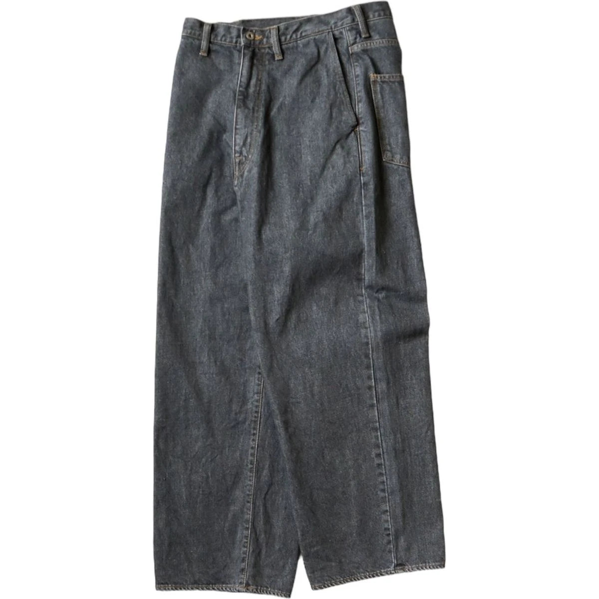 Kapital 14oz Black Denim Port Baggy Pants