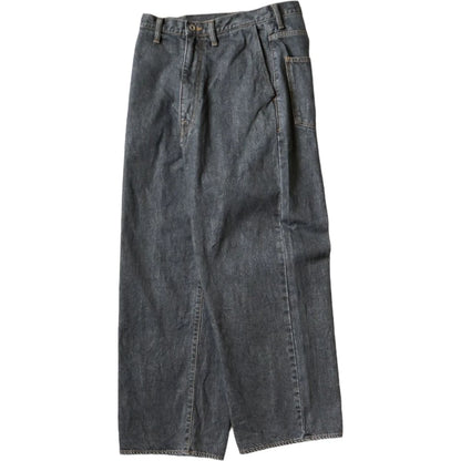 Kapital 14oz Black Denim Port Baggy Pants