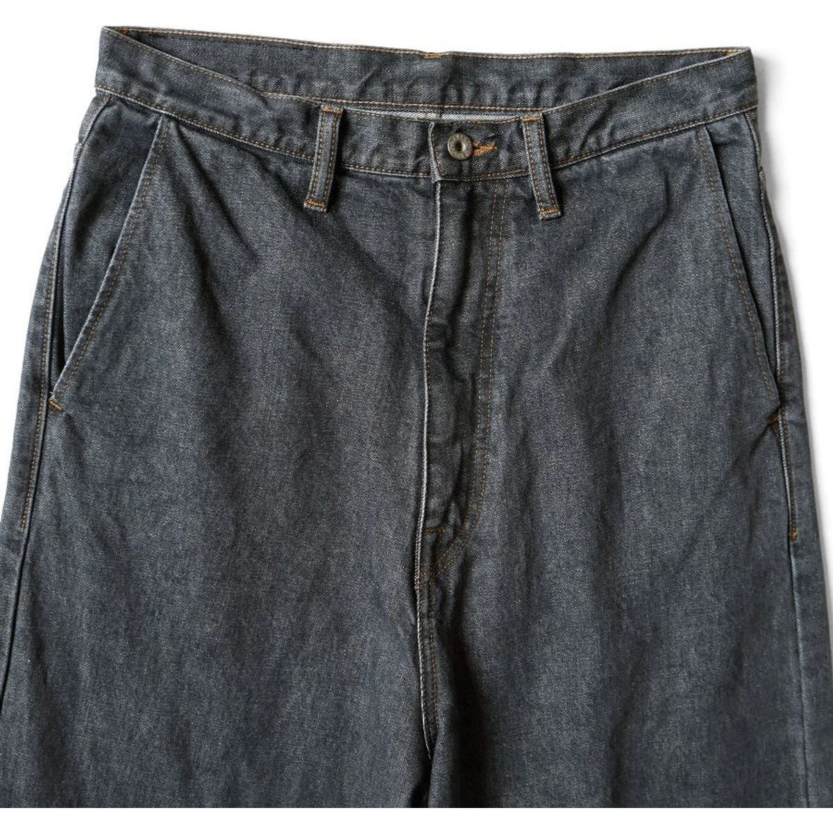 Kapital 14oz Black Denim Port Baggy Pants