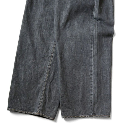 Kapital 14oz Black Denim Port Baggy Pants