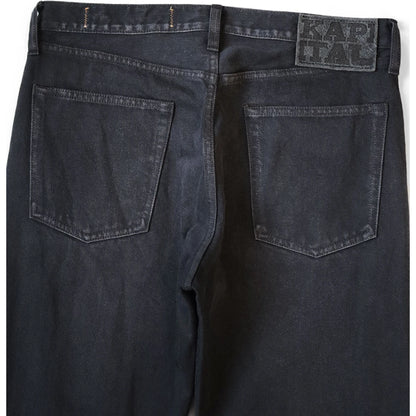Kapital 14oz Black x Black Denim 5P Monkey Cisco (Processed)