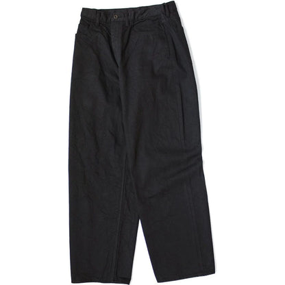 Kapital 14oz Black X Black Denim Club Baggy 5P Pants
