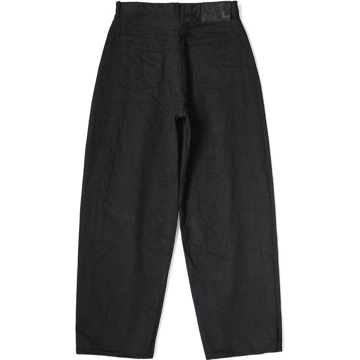 Kapital 14oz Black X Black Denim Club Baggy 5P Pants