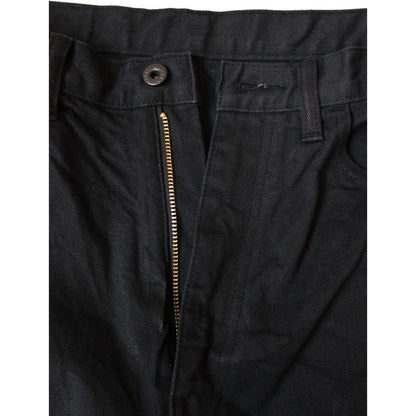 Kapital 14oz Black X Black Denim Club Baggy 5P Pants