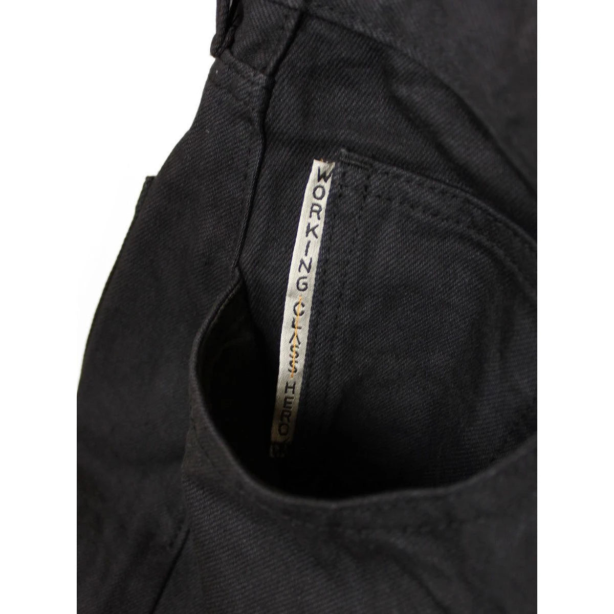 Kapital 14oz Black X Black Denim Club Baggy 5P Pants