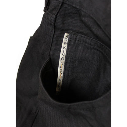 Kapital 14oz Black X Black Denim Club Baggy 5P Pants