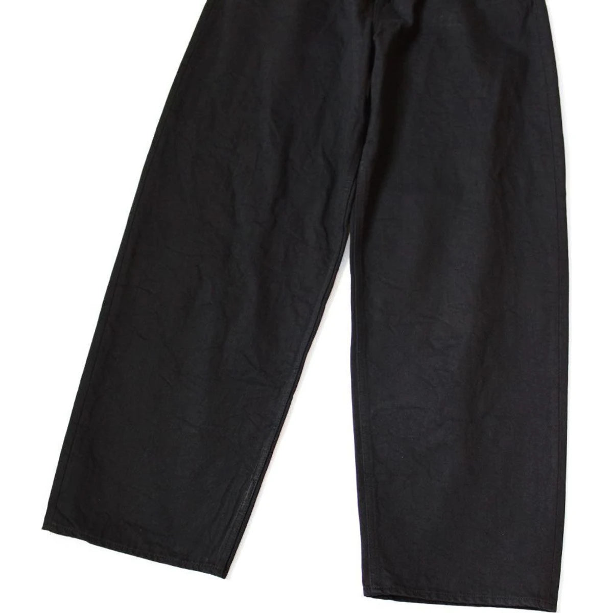 Kapital 14oz Black X Black Denim Club Baggy 5P Pants